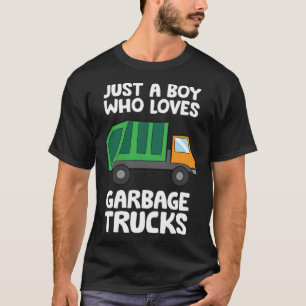 Gewoon een jongen die van vuilnis-Trucks buddha-cu T-shirt