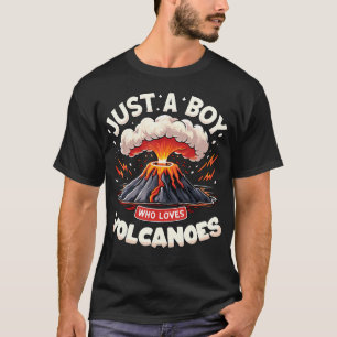 Gewoon Een Jongen Die Van Vulkanen Houdt Vulcanolo T-shirt