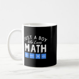 Gewoon Een Jongen Die Van Wiskunde Algebra Grappig Koffiemok