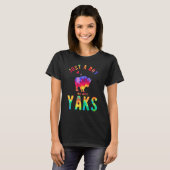 Gewoon een jongen die van Yaks Yak Lover Funny Yak T-shirt (Voorkant volledig)