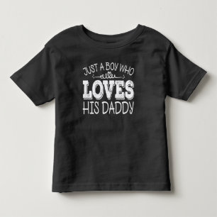 Gewoon Een Jongen Die Van Zijn Papa Houdt Cool Ver Kinder Shirts