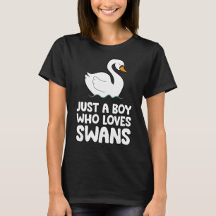 Gewoon een jongen die van zwemmen houdt t-shirt