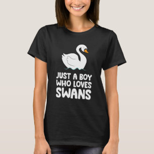 Gewoon een jongen die van zwemmen houdt t-shirt