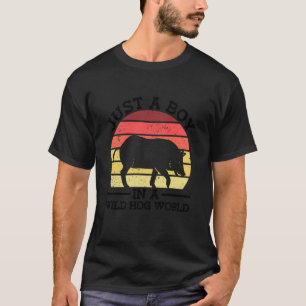 Gewoon Een Jongen In Een Wilde Varkenswereld - Boa T-shirt