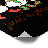 Gewoon Een Joviale Gans -kerst Gans - Prettige Goo Poster (Hoek)