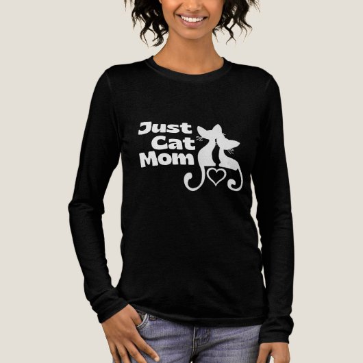 Gewoon een kattenmoeder T-shirt – Mooie en simpele (Voorkant)