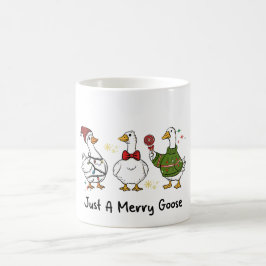 Gewoon Een Kerst Ganzen Feestelijke Vakantie Ontwe Koffiemok