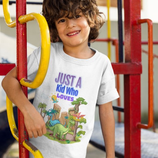 Gewoon Een Kind Dat Van Dinosauriërs Houdt  Tri-Blend Shirt