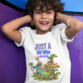 Gewoon Een Kind Dat Van Dinosauriërs Houdt  Tri-Blend Shirt