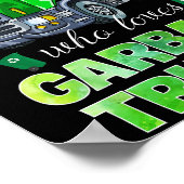 Gewoon een Kind die van vuilniswagens houdt... Poster (Hoek)