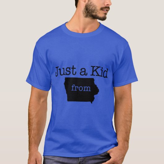 Gewoon een kind uit IOWA T-shirt (Voorkant)