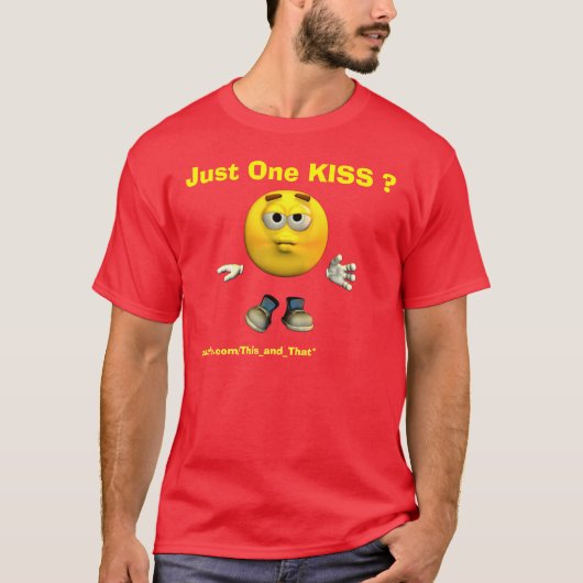 Gewoon één KISS? T-shirt (Voorkant)