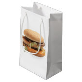 Gewoon een klassieke hamburger klein cadeauzakje (Achterkant Gekanteld)