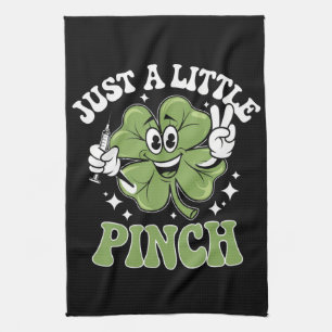 Gewoon een klein knijpje verpleegster St. Patrick' Theedoek