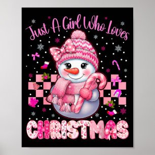 Gewoon Een Klein Meisje Dat Kerstmis Liefheeft Nk Poster