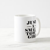 Gewoon een klein stadje - grappige vrouwen koffiemok (Voorkant rechts)