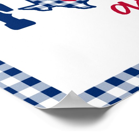 Gewoon een klein stadje - Texas Poster (Hoek)