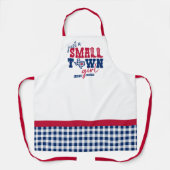 Gewoon een klein stadje - Texas Schort (Voorkant)