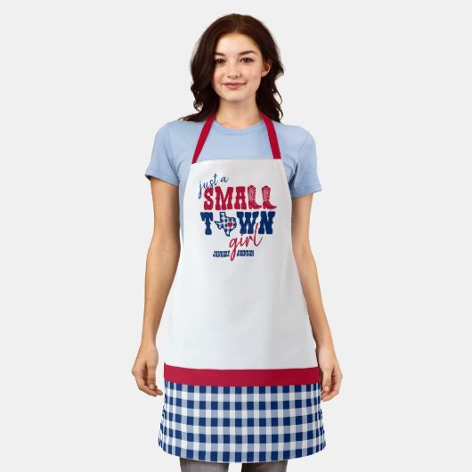 Gewoon een klein stadje - Texas Schort (Gedragen)