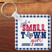Gewoon een klein stadje - Texas Sleutelhanger (Voorkant)