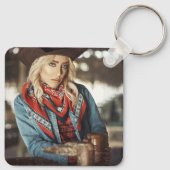 Gewoon een klein stadje - Texas Sleutelhanger (Achterkant)