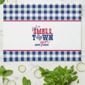 Gewoon een klein stadje - Texas Theedoek (Gevouwen)
