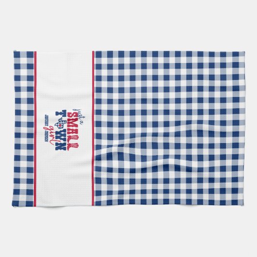 Gewoon een klein stadje - Texas Theedoek (Horizontaal)