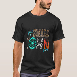 Gewoon Een Klein Stedelijk Meisje Luipaard Koehuid T-shirt