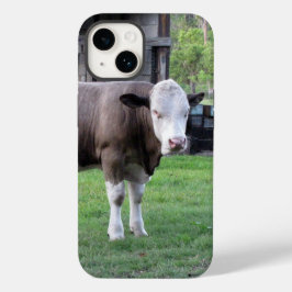 Gewoon een kleine bull-telefoontas iPhone 15 case