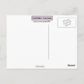 Gewoon een kleine Daffodil... Briefkaart (Achterkant)