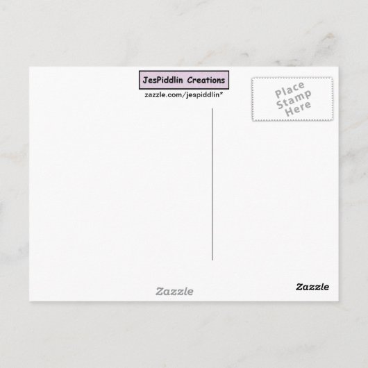 Gewoon een kleine Daffodil... Briefkaart (Achterkant)