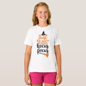 Gewoon een kleine Hocus Pocus Witches Fun Hallowee T-shirt (Voorkant volledig)