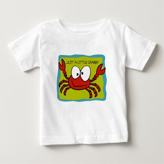 Gewoon een kleine krabby Kinder T-Shirt (Voorkant)