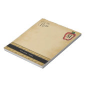 Gewoon een kleine leerlingennota notitieblok (Linkerzijde)