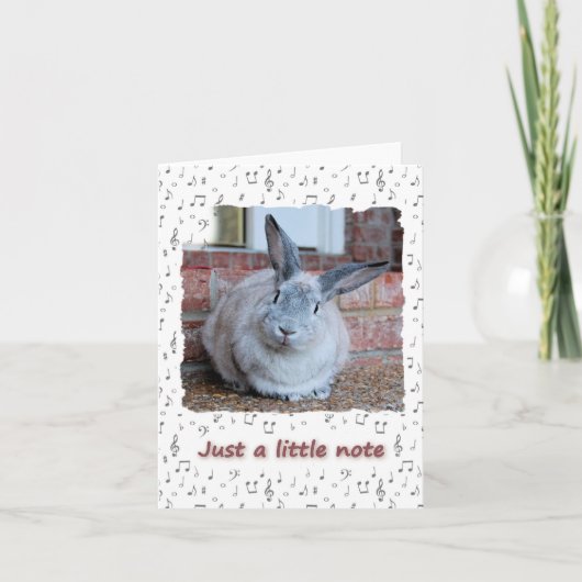 Gewoon een kleine notitie (blanco binnenkaart) kaart (Voorkant)