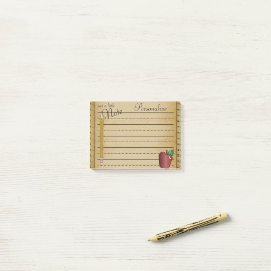 Gewoon een kleine notitie stijl | Leraar Post-it® Notes (Op bureau)