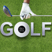 Gewoon een kleine omweg, grappig, cool, minimalist golfballen