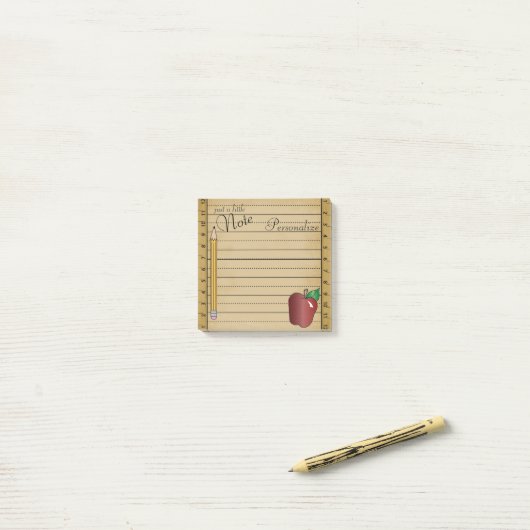 Gewoon een kleine opmerking  | Leraar Post-it® Notes (Op bureau)