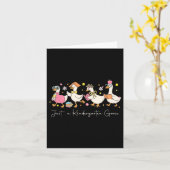 Gewoon een kleutergans terug naar school eerste da kaart (Gele Bloem)