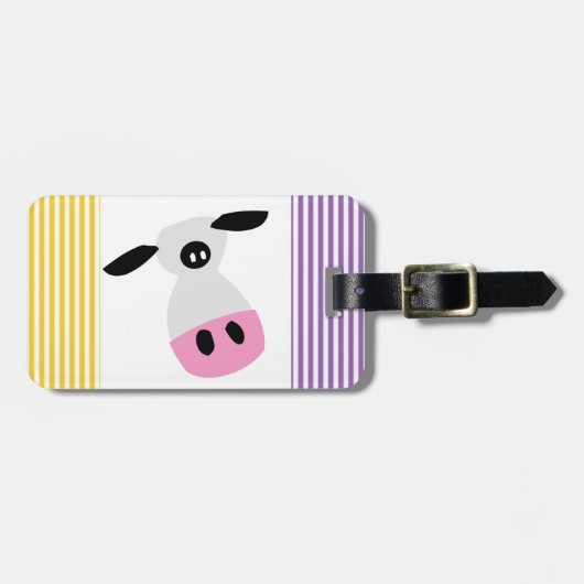 Gewoon een Koe Bagagelabel (Voorkant horizontaal)