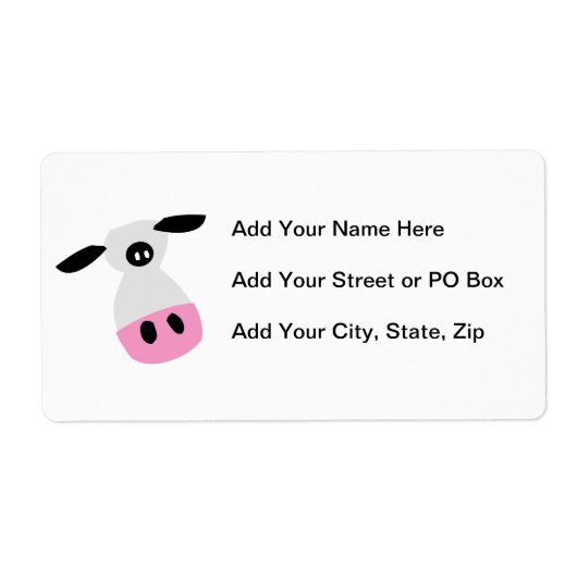 Gewoon een Koe Etiket (Voorkant)