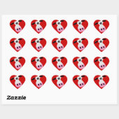 Gewoon een Koe Hart Sticker (Vel)