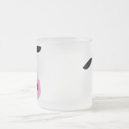 Gewoon een Koe Matglas Koffiemok (Center)