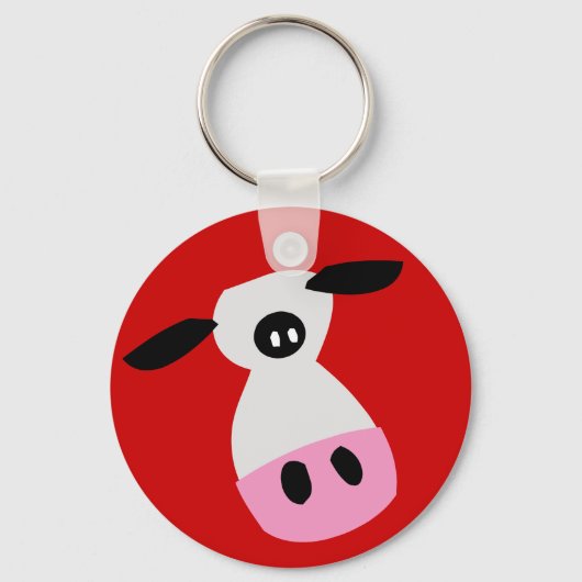 Gewoon een Koe Sleutelhanger (Voorkant)