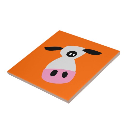 Gewoon een Koe Tegeltje (Zijkant)