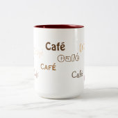 Gewoon een koffie tweekleurige koffiemok (Center)