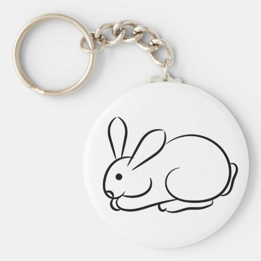 Gewoon een konijn sleutelhanger (Voorkant)