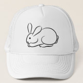 Gewoon een konijn trucker pet (Voorkant)