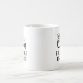 Gewoon een koningin die haar Empire Black Quote bo Koffiemok (Center)