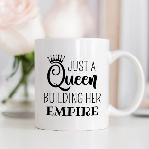 Gewoon een koningin die haar Empire Black Quote bo Koffiemok